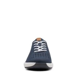 Clarks Un Rio Tie Navy Nubuck Leather Sneaker -Women Boot Store 26148717 3