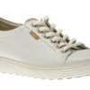 ECCO Women's Soft 7 White Lace-Up Sneaker -Women Boot Store ECC43000309