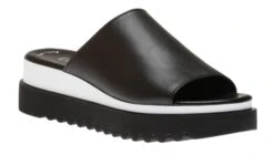 Gabor 44.613.27 Black White Slide Sandal