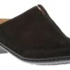 Ruffina Black Nubuck Leather Clog