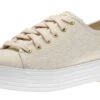 Keds Triple Kick Beige Lace-Up Platform Tennis Sneaker 1 Keds Triple Kick Beige Lace-Up Platform Tennis Sneaker -Women Boot Store KEDTRIPLEKICK08