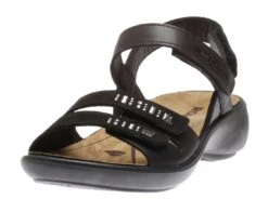 Ibiza 86 Black Leather Slingback Sandal
