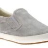 Dandy Grey Canvas Slip-On Sneaker -Women Boot Store TAODANDY05