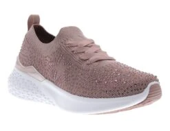 Ara Monticello Powder Pink Rhinestone Slip-On Sneaker