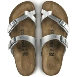 Birkenstock Mayari Birko-Flor Silver Sandal -Women Boot Store birmayari12b
