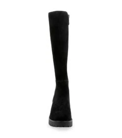 Dara Black Suede -Women Boot Store blodara21c