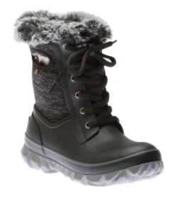 BOGS Arcata Knit Black Winter Boot -Women Boot Store bogarcatak01