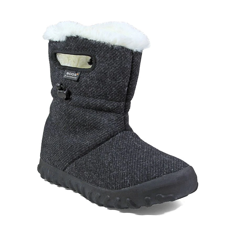 BOGS B- Moc Wool Charcoal Women's Insulated Boot 3 BOGS B- Moc Wool Charcoal Women's Insulated Boot