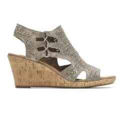 Janna Metallic Wedge Sandal -Women Boot Store ch4864 rs