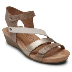 Hollywood 4-Strap Brown Sandal