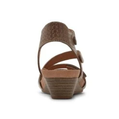 Hollywood 4-Strap Brown Sandal -Women Boot Store ci0237 hollywood 4 str dove multi 194097319593 b