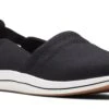 Clarks Breeze Step Black Slip-On Canvas Sneaker -Women Boot Store clabreezestep01