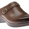 Dansko Berry Brown Milled Burnished Leather Clog -Women Boot Store danberry02