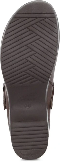 Dansko Berry Brown Milled Burnished Leather Clog -Women Boot Store danberry02c