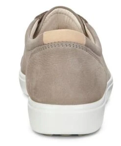 ECCO Women's Soft 7 Warm Grey Lace-Up Sneaker -Women Boot Store ecc43000307c