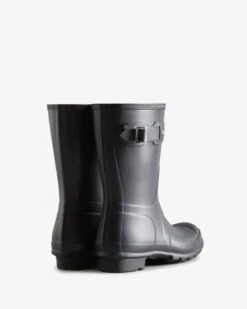 Hunter Women's Original Black Short Rain Boot -Women Boot Store hunw2375801d