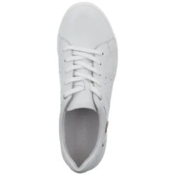 Josef Seibel Caren 01 White Leather Lace-Up Sneaker -Women Boot Store jos67701 133000i
