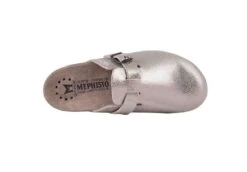 Mephisto Halina Metallic Silver Clog -Women Boot Store mephalina11c