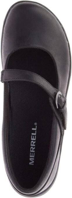 Merrell Dassie Erin Black Leather Mary Jane Flat -Women Boot Store merdassieemj01b 1