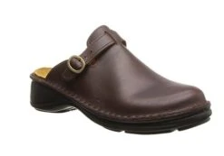 Aster Brown Leather Clog -Women Boot Store naoaster739e