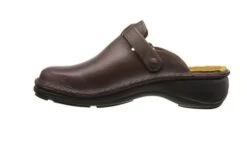 Aster Brown Leather Clog -Women Boot Store naoaster739h