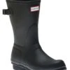 Hunter Women's Black Short Back Adjustable Rain Boots -Women Boot Store products11211 1242x1536 396239