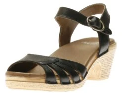 Dansko Marlow Black Leather Sandal