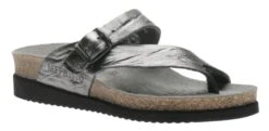 Mephisto Helen Metallic Grey Thong Sandal