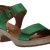 Remonte Lugano Sandal Green -Women Boot Store remd0n5252