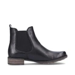 Remonte Odeon Black Leather Chelsea Boot -Women Boot Store remd437500b