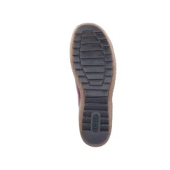 Remonte Cristallino Wine Leather Lace-Up Sneaker -Women Boot Store remr142635e