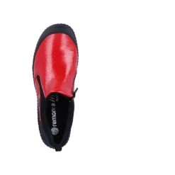 Remonte Jura Scuba Red Patent Slip-On Walking Shoe -Women Boot Store remr142933d