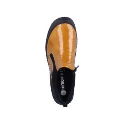 Remonte Jura Scuba Yellow Patent Slip-On Walking Shoe -Women Boot Store remr142968d