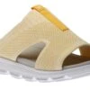 Knitup181 Pastel Yellow Slide Sandal -Women Boot Store revv840368