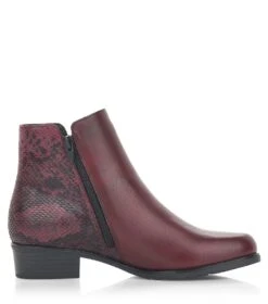 Remonte Cristallino Wine -Women Boot Store ried687135c