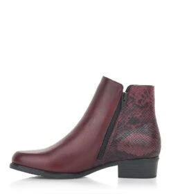 Remonte Cristallino Wine -Women Boot Store ried687135d