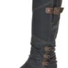 Remonte Mombasa Black Tall Boot -Women Boot Store ried807801 2
