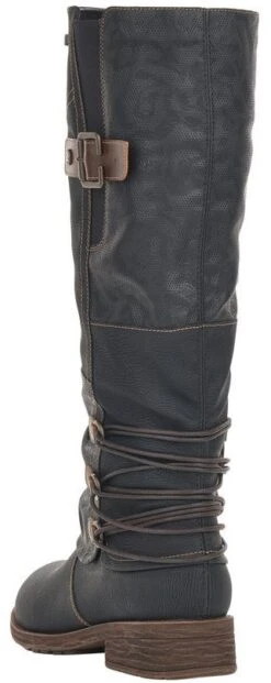 Remonte Mombasa Black Tall Boot -Women Boot Store ried807801b
