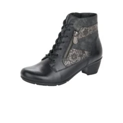 Remonte Cristallino Black Ankle Boot