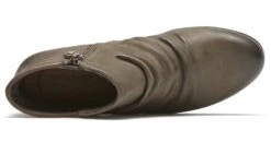 Rockport Gratasha Panel Stone Nubuck Leather Ankle Boot -Women Boot Store rocgratashap27b