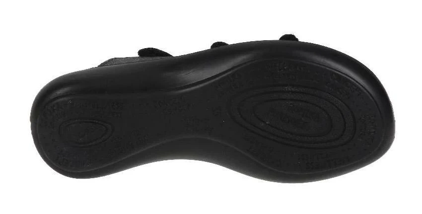 Ibiza 66 Anthracite Metallic Leather Slide Sandal 6 Ibiza 66 Anthracite Metallic Leather Slide Sandal - Image 4