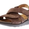 Huggy Teddy Brown Cross Strap Sandal -Women Boot Store sashuggy13