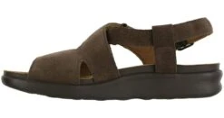 Huggy Teddy Brown Cross Strap Sandal -Women Boot Store sashuggy13a
