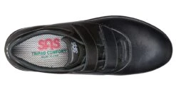 Me Too Black Leather Walking Shoe -Women Boot Store sasmetoo01b