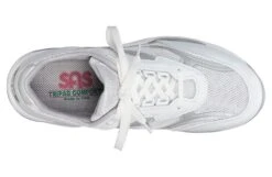 Tour Silver Mesh Lace-Up Sneaker -Women Boot Store sastour12b