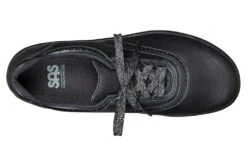 Walk Easy Black Leather Walking Shoe -Women Boot Store saswalkeasy01b