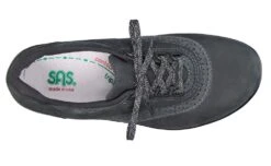 Walk Easy Nero Nubuck Leather Walking Shoe -Women Boot Store saswalkeasy21b