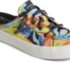 Sperry Crest Vibe Coral Floral Navy Multicolour Mule Sneaker -Women Boot Store specrestvibem3
